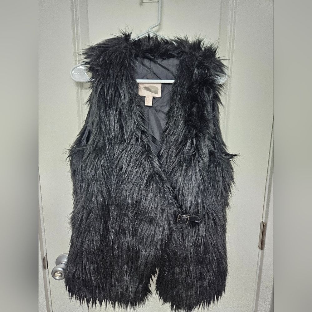 Forever 21 Faux Fur Vest XL